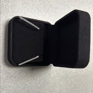 Platinum Plated Diamond Simulated Earrings